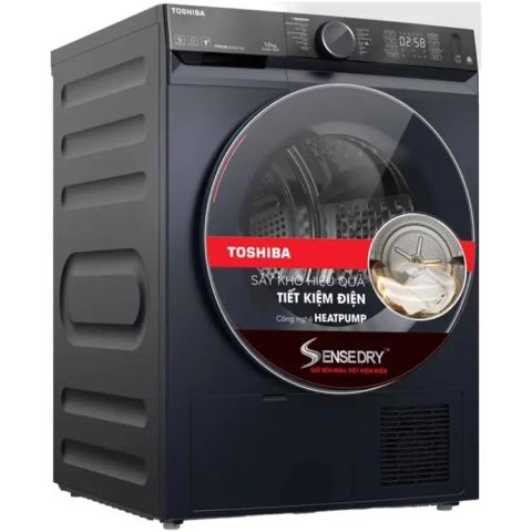 Máy sấy bơm nhiệt Toshiba Inverter 10 Kg