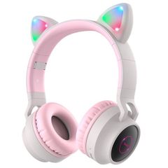 Tai Nghe Chụp Tai Bluetooth Tai Mèo Hoco W27 