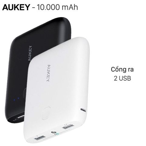 Pin sạc dự phòng Polymer 10.000 mAh Aukey PB-N42