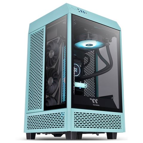 Case Cpu Thermaltake Tower 100 Tg Turquoise