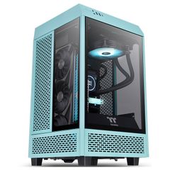 Case Cpu Thermaltake Tower 100 Tg Turquoise 