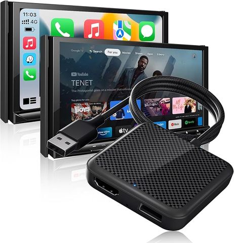 Bộ chuyển HDMI Car TV Mate Pro kèm bộ chuyển CarPlay không dây