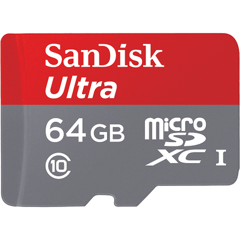 Sandisk Ultra Microsd Uhs-I Card For Cameras 64 Gb