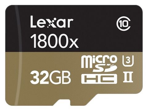 Lexar® Professional 1800X Microsdhc™/Microsdxc™ Uhs-Ii Cards 32Gb