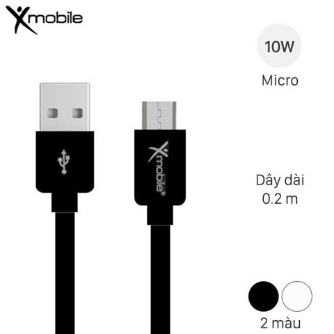 Dây cáp Micro USB 20 cm Xmobile MU03