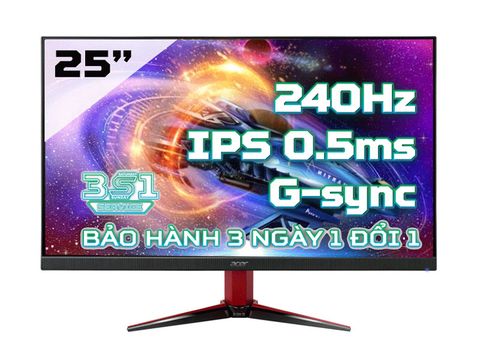 Màn Hình Acer Nitro Vg252q X 24.5inch Fhd (um.kv2ss.x01)