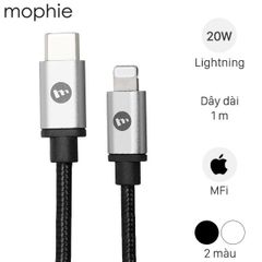  Cáp Type C - Lightning MFI 1m Mophie 