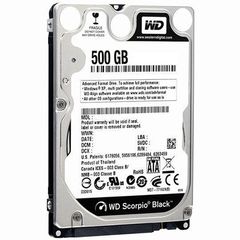  Hdd Wd 2.5 500gb Black Sata 6gb/s 7200rpm 32mb 7mm 