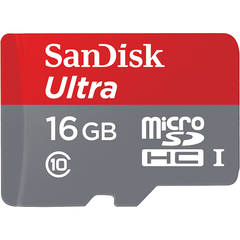  Sandisk Ultra Microsd Uhs-I Card For Cameras 16 Gb 