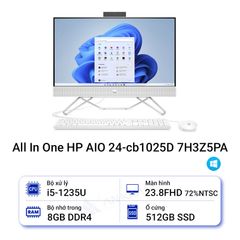  PC All In One HP AIO 24-cb1025D 7H3Z5PA 