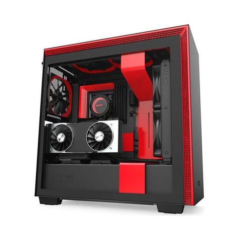 Vỏ Case Nzxt H710i Matte Black Red
