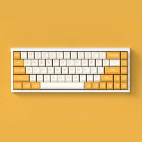 Bàn Phím Cơ FL ESPORTS FL680SAM Banana Gateron Cap Brown Switch