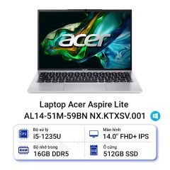  Laptop Acer Aspire Lite AL14-51M-59BN_NX.KTXSV.001 