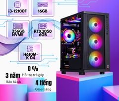  GSPC Intel I3 | i3 12100F - GTX 3050 - 16GB - 256GB 