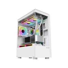  Vỏ Case VITRA ATLANTIS X6 3Fan RGB White 