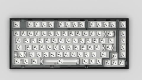 Bộ kit bàn phím cơ FL ESPORTS Q75 Crystal Grey