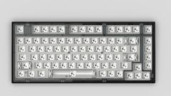  Bộ kit bàn phím cơ FL ESPORTS Q75 Crystal Grey 