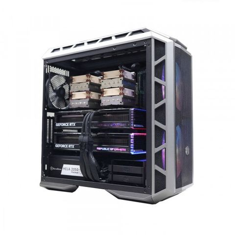 PC Asus AI Dual Xeon Gold 6148/Ram 256G/Dual VGA RTX 3090 Ti 24GB