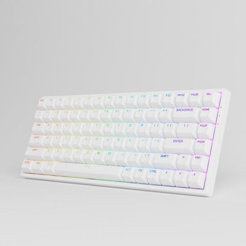 Bàn Phím Cơ AKKO 3084 V2 RGB Trắng Akko Cs Jelly Pink Switch