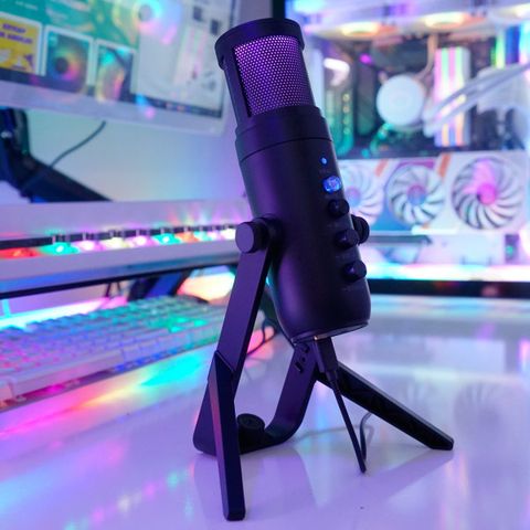 Microphone Thu Âm HYLANG 900MAX LED RGB ĐEN