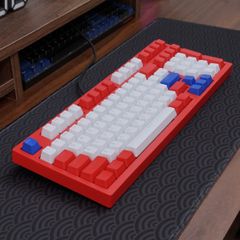  Bàn Phím Cơ ESONNE K98 Red And White Blue Switch 