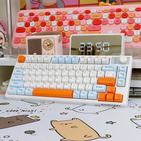 Bàn Phím Giả Cơ EWEADN V75 Multi Modes Sunset Coast Rgb