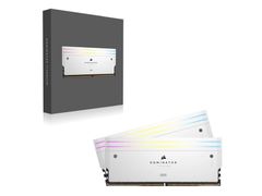  Ram Corsair Dominator Titanium RGB White 64GB | 2x32GB, DDR5, 6400MHz 