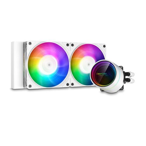 Tản Nhiệt Nước Cpu Deepcool Castle 240ex A-rgb Wh