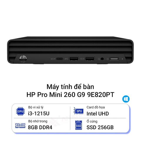 PC HP Pro Mini 260 G9 9E820PT