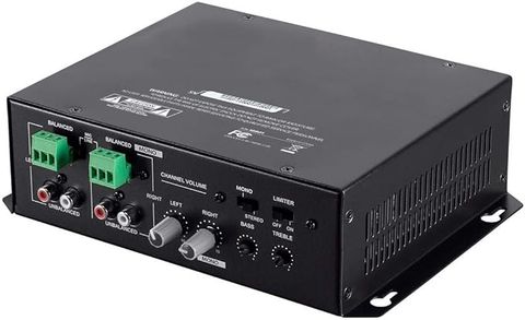 Amply mixer Monoprice Commercial Audio – 120W, 2 kênh, đen