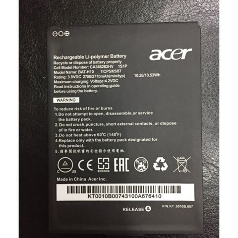 Pin (Battery) Acer Liquid X1