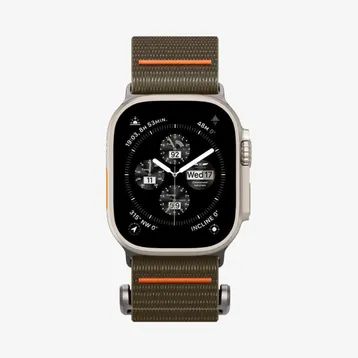 Dây đeo Apple Watch 42mm cao cấp Spigen Durapro Flex - Xanh quân đội