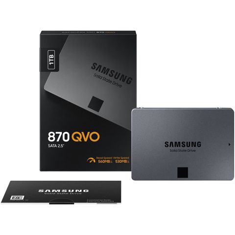 SSD Samsung 870 QVO SATA III 2.5 inch Đọc 560Mb/s – Ghi 530Mb/s