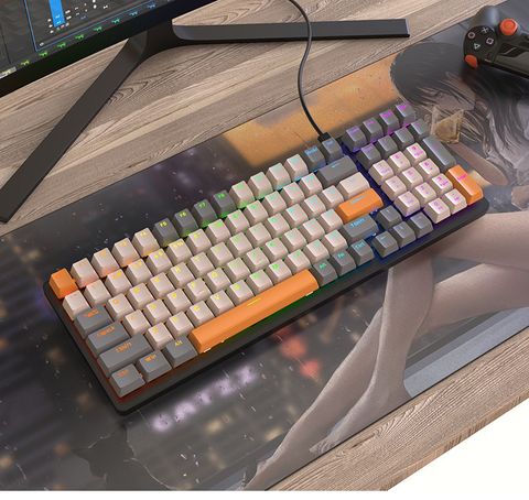 Bàn phím cơ FREE WOLF K3 980 LOW Light Blue Switch