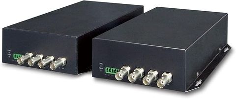 Bộ chuyển đổi 4 kênh TVI/CVI/AHD/CVBS qua quang FC Planet VF-402-KIT