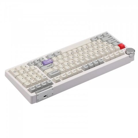 Bàn Phím Cơ CIDOO ABM098 Tri-Mode Trắng Xám Cidoo Matt Grey Switch