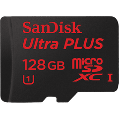  Sandisk Ultra Plus Microsd Uhs-I Card For Cameras 128 Gb 