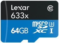  Lexar® High-Performance 633X Microsdhc™/Microsdxc™ Uhs-I Cards 64Gb 