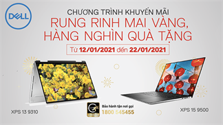 Xuân này sắm laptop Dell đi để có cơ hội bốc thăm trúng thưởng, với những quà tặng cực khủng đang chờ ẵm về đây