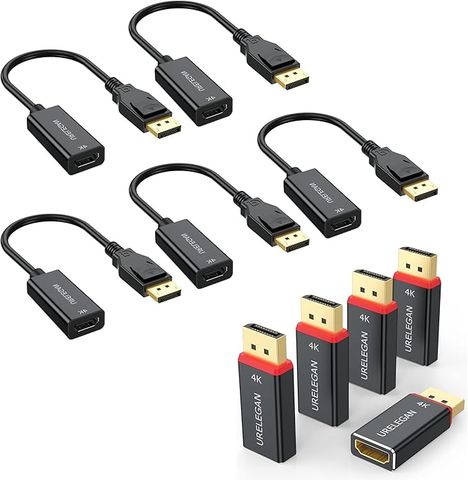 Cáp chuyển DisplayPort to HDMI 4K URELEGAN DP2HDMI5PK