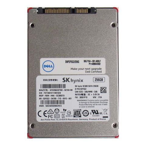 Dell 256Gb Sata 2.5