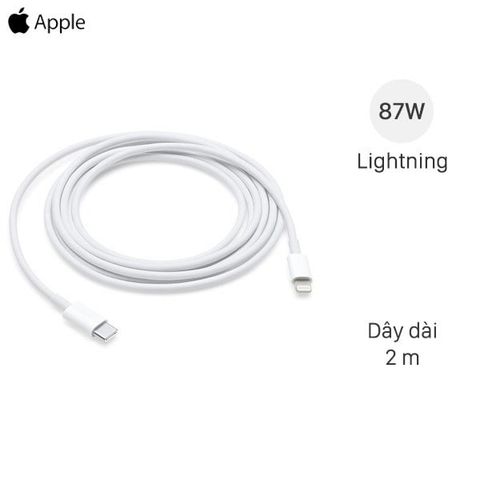 Cáp Type C - Lightning 2m Apple MKQ42 Trắng