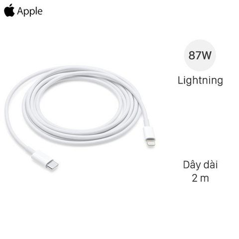 Cáp Type C - Lightning 2m Apple MKQ42 Trắng