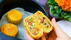  Cách làm bánh Trung Thu thập cẩm bằng nồi chiên không dầu đơn giản dễ làm 