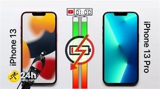 Dù có pin nhỏ hơn nhưng iPhone 13 Pro với màn hình ProMotion lại cho thời lượng pin ấn tượng hơn so với iPhone 13