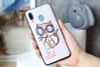 Ốp lưng Galaxy A30 Nhựa dẻo Solid Printing MEEKER TKS110 Mèo Hồng