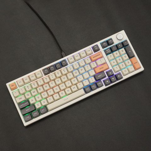 Bàn Phím Cơ ASESTEK AK98 Grey White Blue Switch