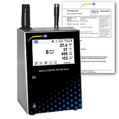  Máy đếm hạt tiểu phân trong không khí PCE PQC 22EU (0.3~ 25 μm, Incl. Calibration Certificate) 