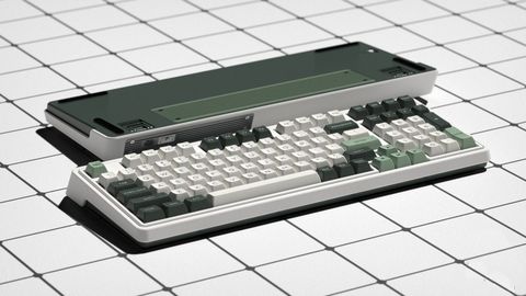 Bàn Phím Cơ FL ESPORTS CMK98SAM Tropical Forest 3 Mode Kailh Box v2 Red Switch