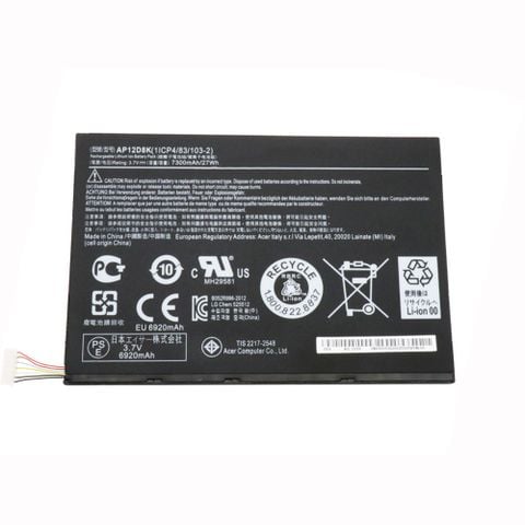 Bán Pin (Battery) Acer Iconia A3-A10